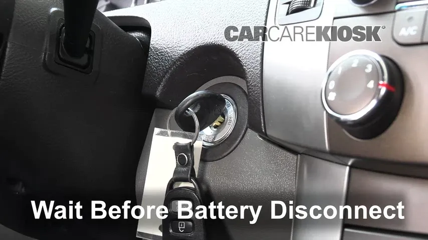 2010 Hyundai Sonata GLS 2.4L 4 Cyl. Battery Replace
